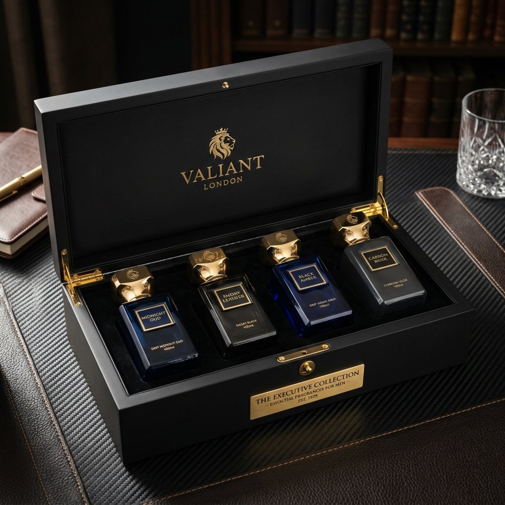 Zauq Executive Mens Coffret 4x25ml Luxury Masculine Fragrance Set
