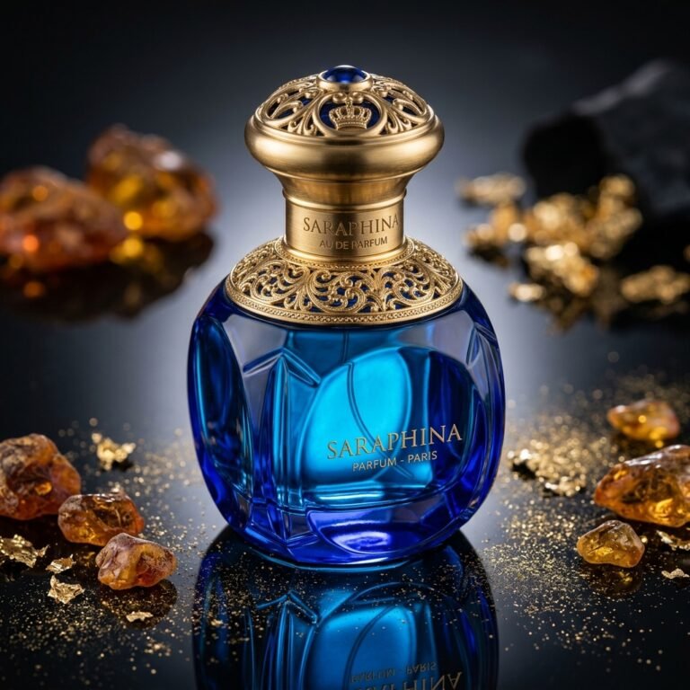Zauq Parfums Royal Sapphire Oriental Perfume Bottle